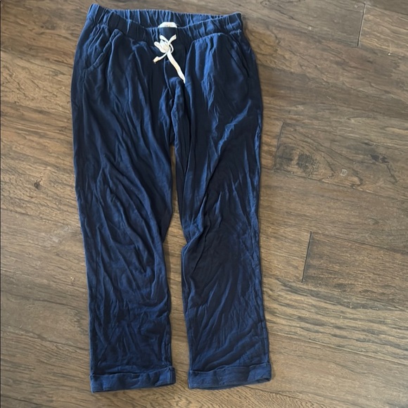 Allen Allen | Pants & Jumpsuits | Allen Allen Womens Navy Blue Lounge ...